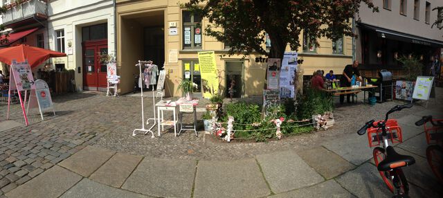 Im strassenfeger-Laden in der Oderberger 12 finden allerlei Veranstaltungen statt.